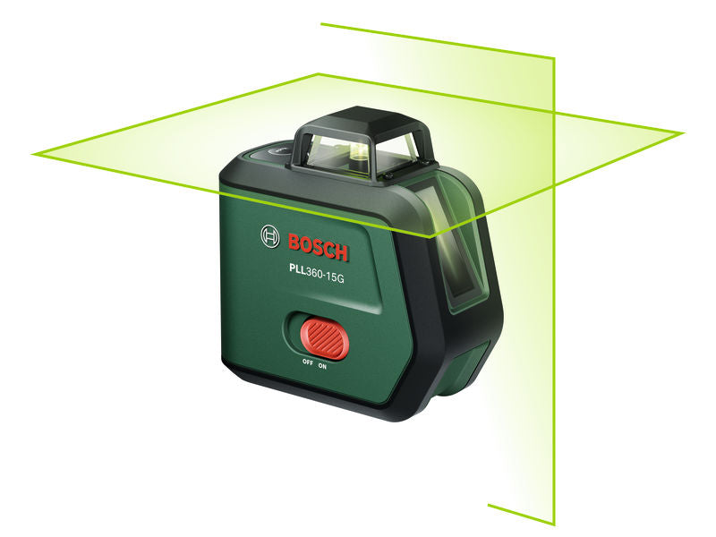 Produktbild von Kreuzlinien-Laser PLL360-15G mit 1x Akku BA 3,6V 2 Ah