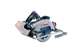 Akku-Kreissäge GKS 18V-68 GC von Bosch zum Holzschneiden.