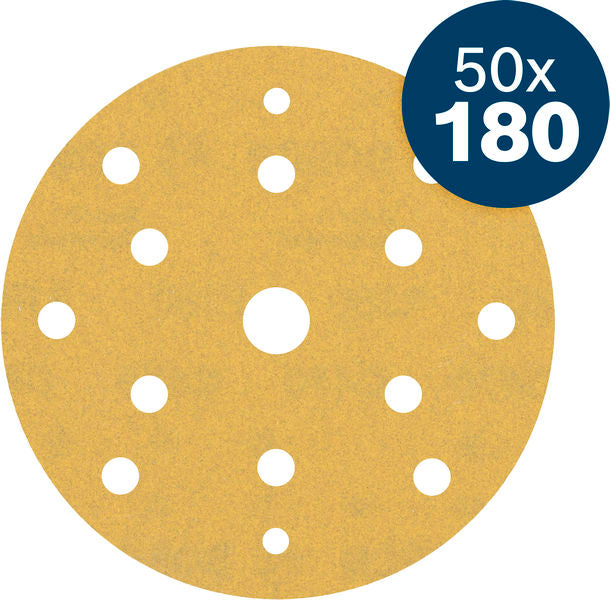 Produktbild Lieferumfang von EXPERT C470 Schleifpapier, 150 mm, K180, 50 Stk