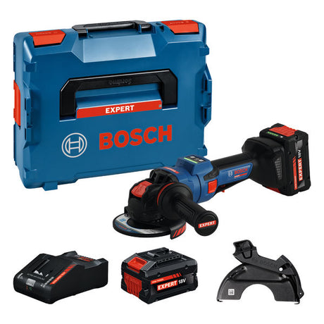 Produktbild von Winkelschleifer EXWX18V-15PS mit 2x EXBA18V-80 Akku in L-BOXX 162