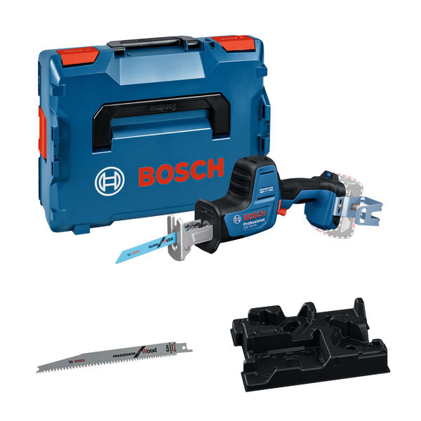 Produktbild von Bosch Akku-Säbelsäge GSA 18V-24 mit Leiterclip inkl. L-BOXX