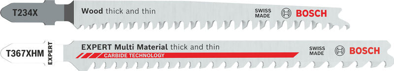 Produktbild von Stichsägeblätter-Set T234X und EXPERT Multi Material thick and thin T367XHM 26-teilig