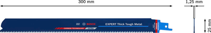 Säbelsägeblatt S1255CHC Thick Tough Metal EXPERT (100 Stück)