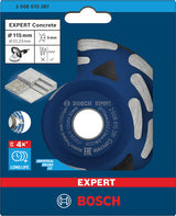 Bosch EXPERT Diamant-Schleifkopf für Beton, geeignet für Winkelschleifer.