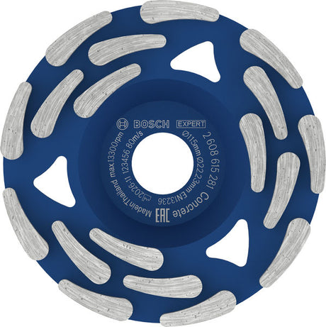 Produktbild von Diamanttopfscheibe EXPERT Concrete long life 115 x 22,23 x 5 mm