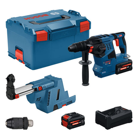 Produktbild von Akku-Bohrhammer GBH18V-28 F mit SDS plus inkl. 2x Akku EXBA18V-80 und L-BOXX 238
