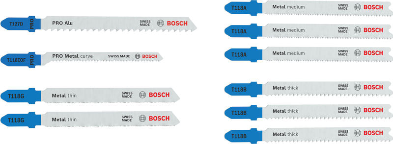 Produktbild von Stichsägeblätter-Set Metal Advanced 10-teilig