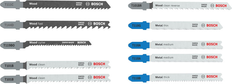 Produktbild von Stichsägeblätter-Set Wood and Metal Basic 10-teilig