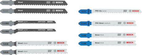 Produktbild von Stichsägeblätter-Set Wood and Metal Advanced 10-teilig