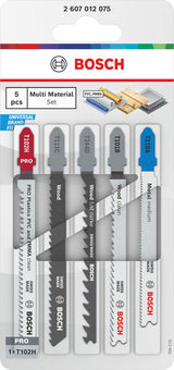 Bosch Mehrstoff-Stichsägeblatt-Set, 5-teilig.
