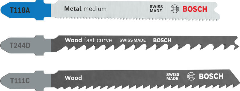 Produktbild von Stichsägeblätter-Set Wood and Metal Basic 3-teilig