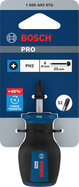 Stubby Schraubendreher PH2 x 25 mm PRO