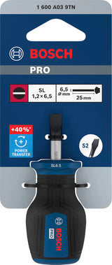 Stubby Schraubendreher SL 1,2 x 6,5 x 25 mm PRO
