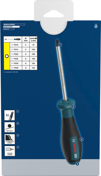 Schraubendreher-Set TX PRO (6-teilig)
