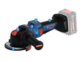 Bosch EXWX18V-15PS Winkelschleifer mit ergonomischem Griff.