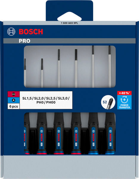 Präzisionsschraubendreher-Set PH/SL PRO (6-teilig)