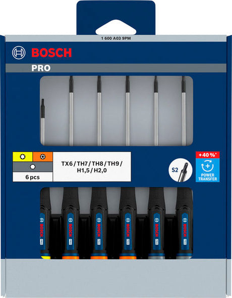 Präzisionsschraubendreher-Set TX/TH/H PRO (6-teilig)