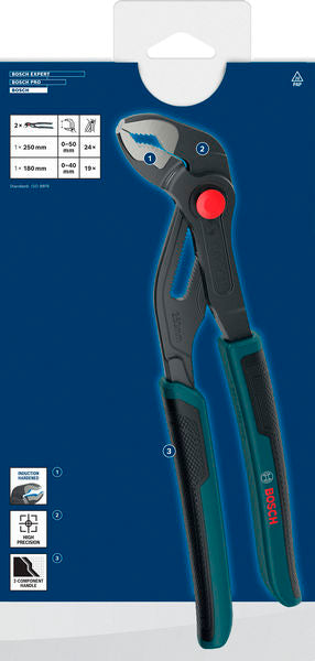 Wasserpumpenzangen-Set Mehrkomponentengriffe (2-teilig)