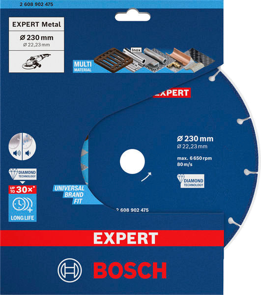 Diamant-Trennscheibe 230 x 22,23 mm EXPERT Metal