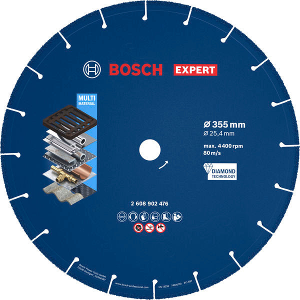 Produktbild von Diamant-Trennscheibe 355 x 25,4 mm EXPERT Metal