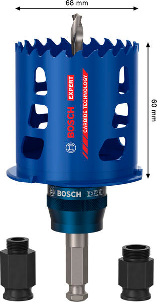 Lochsäge Ø 68 x 60 x 72 mm Multi Material PC Plus EXPERT Starter-Set