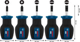 Stubby Schraubendreher-Set PH/SL PRO (5-teilig)