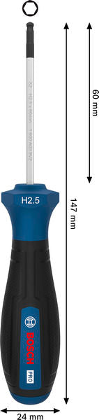 Schraubendreher H2.5 x 60 mm PRO