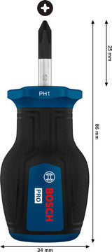 Stubby Schraubendreher PH1 x 25 mm PRO