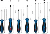 Schraubendreher-Set PH/PZ/SL (6-teilig)