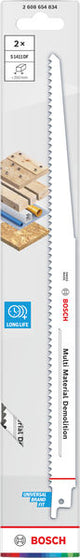 Säbelsägeblatt 1,25 x 19 x 300 mm S 1411 DF Multi Material Demolition (2-teilig)