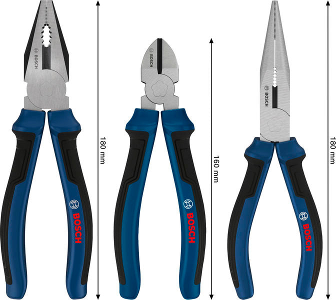 Zangen-Set Mehrkomponentengriffe (3-teilig)