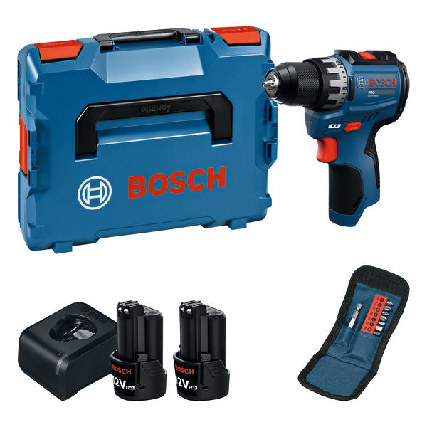 Produktbild von Akku-Bohrschrauber GSR12V-31 inkl. 2x Akku GBA12V-20 und L-BOXX 102