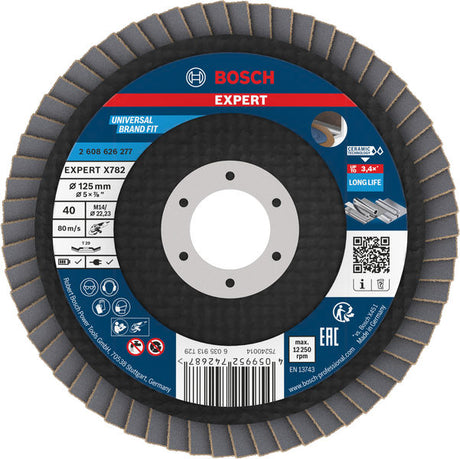 Produktbild von Fächerschleifscheibe 125 mm K40 EXPERT X782 gewinkelt FlexLam T29