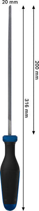Halbrundfeile 200 mm (8")