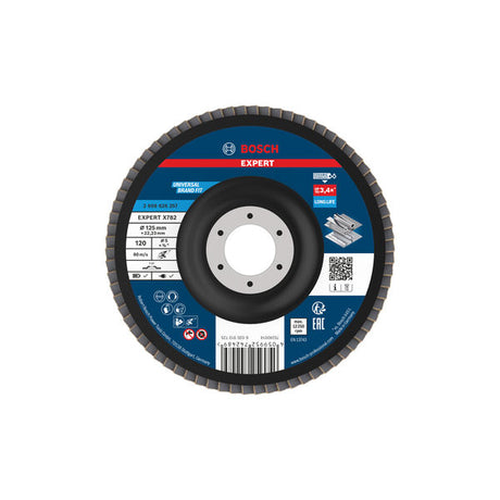 Produktbild von Fächerschleifscheibe 125 mm K120 EXPERT X782 gerade T27
