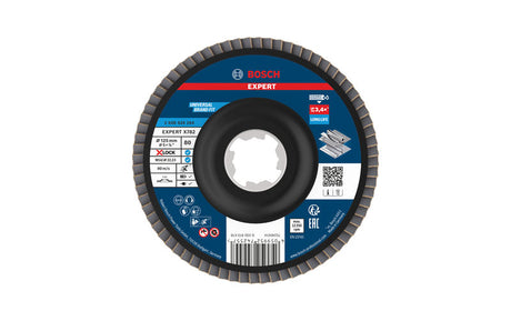 Produktbild von Fächerschleifscheibe 125 mm K80 EXPERT X782 gerade X-Lock T27