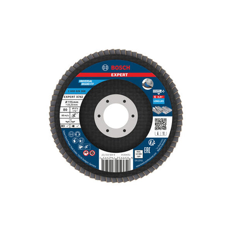 Produktbild von Fächerschleifscheibe 115 mm K80 EXPERT X782 gewinkelt trimmbar T29