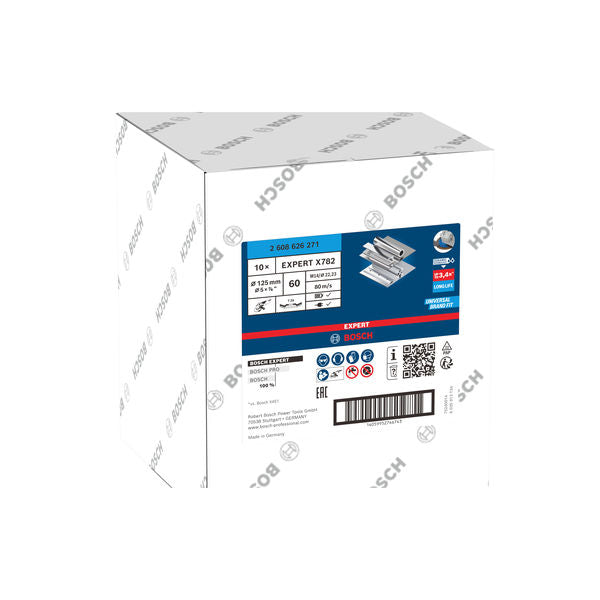 Fächerschleifscheibe 125 mm K60 EXPERT X782 gewinkelt trimmbar T29