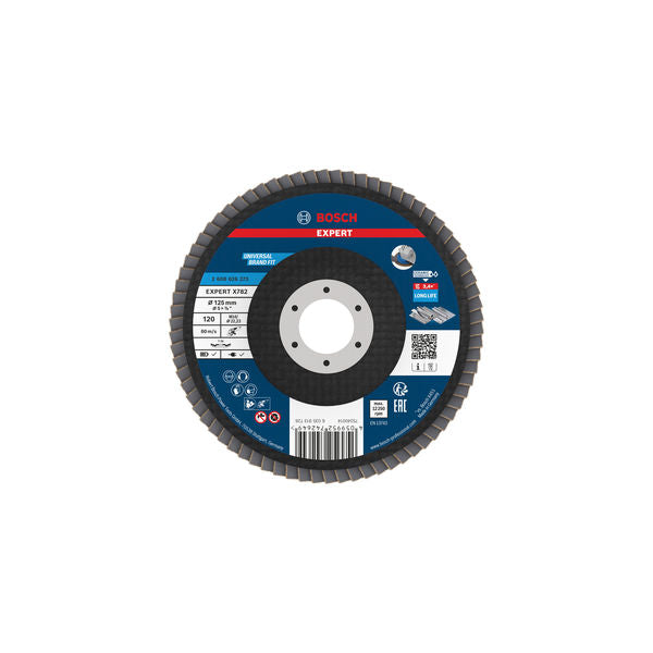 Produktbild von Fächerschleifscheibe 125 mm K120 EXPERT X782 gewinkelt trimmbar T29