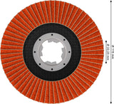 Fächerschleifscheibe 115 mm K60 EXPERT X782 gewinkelt X-Lock GF T29