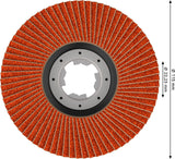 Fächerschleifscheibe 115 mm K120 EXPERT X782 gerade X-Lock T27