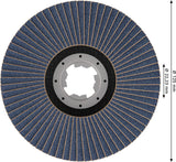 Fächerschleifscheibe 125 mm K60 PRO X571 gewinkelt X-Lock T29