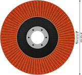 Fächerschleifscheibe 125 mm K120 EXPERT X782 gewinkelt GF T29