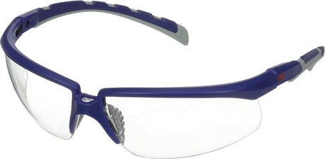 Produktbild von 3M Brille Solus blau/grau beschlagfrei kratzfest klare Scheibe 7100208382 4054596733015