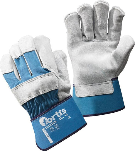 Produktbild von FORTIS Handschuhe Digger Rindspaltleder Größe 9 (12 Paar) 4272108006 4317784785426