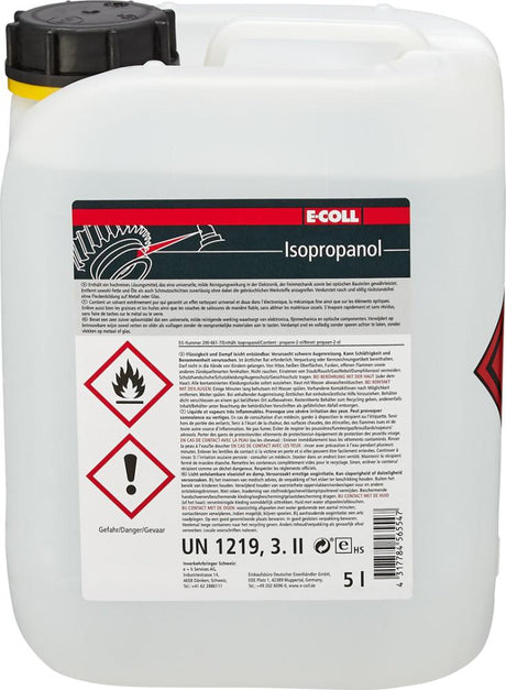 Produktbild von E-COLL Isopropanol-Reiniger 5L Kanister 4271002403 4317784565547