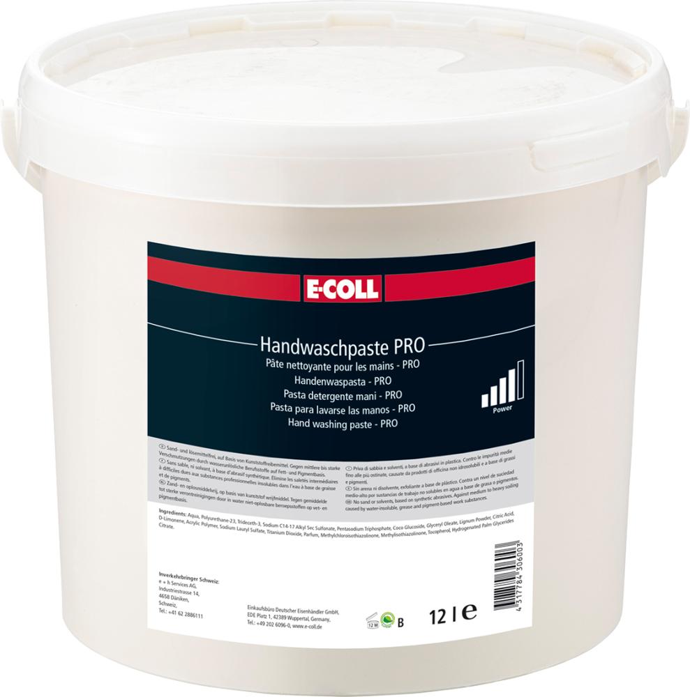 Handwaschpaste Premium Qualität 12L Eimer E-COLL 