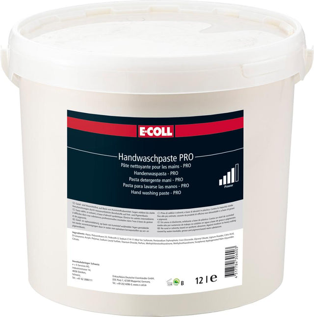 Handwaschpaste Premium Qualität 12L Eimer E-COLL 