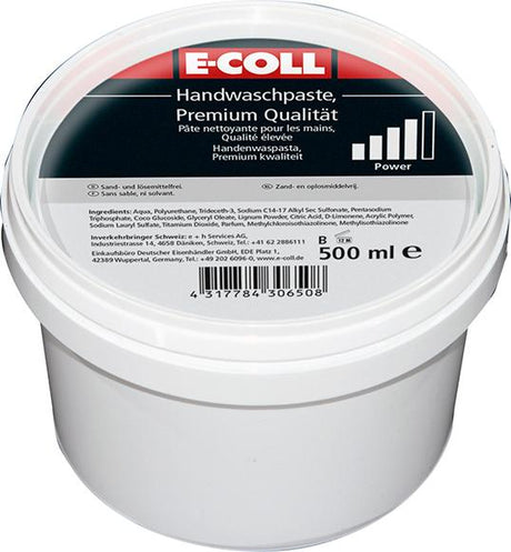 Produktbild von E-COLL Handwaschpaste Premium Qualität 500ml Dose 4270604706 4317784306508
