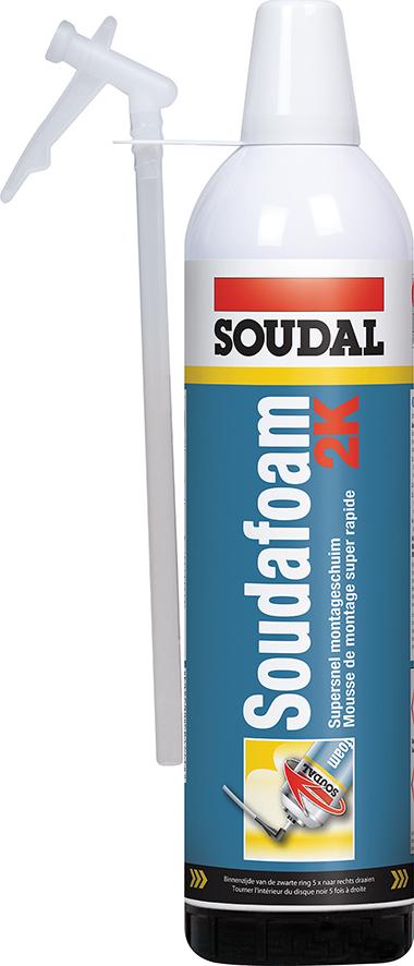 Produktbild von SOUDAL Soudafaom 2K B2 PU-Schaum 400ml (MDI) (12 Stück) 105605 5411183005129